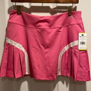 Eleven to the max pink pleated Venus Williams tennis skirt large NWT $88